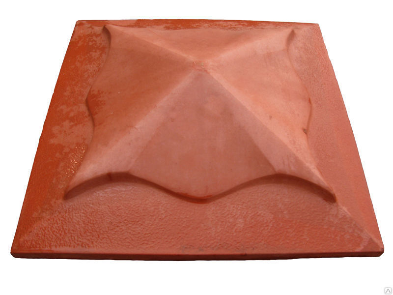 Крышка бетонная на столб забора