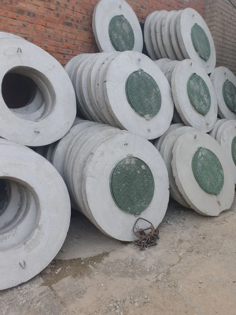 Крышка колодезная бетонная с люком