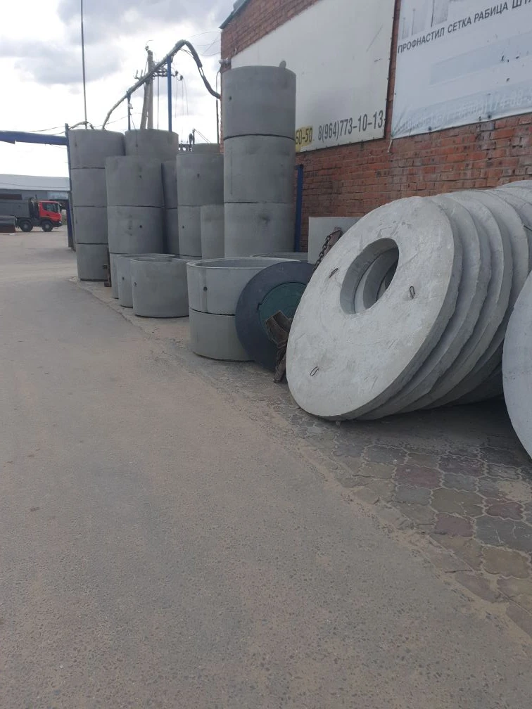 Крышка и кольца колодезные — комплект