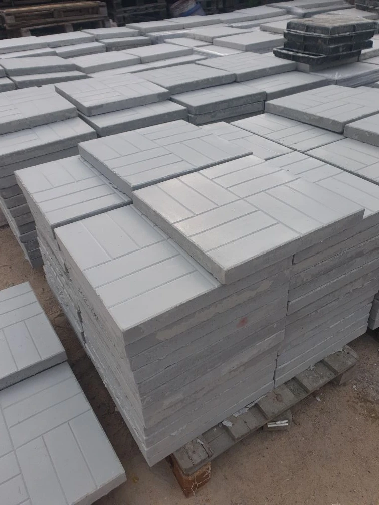 Тротуарная плитка вибролитьевая — образцы