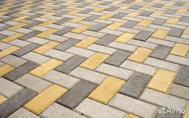 Тротуарная плитка Кирпич 200x100x60