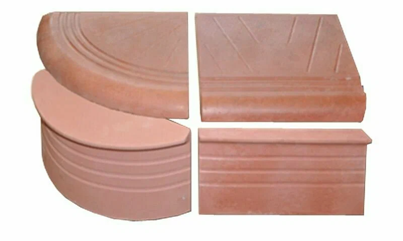 Комплект ступенек бетонных — прямые верх и низ